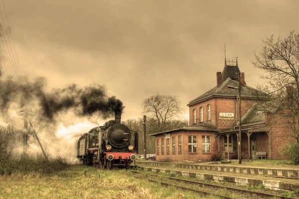 Ancien train à vapeur rétro Photo De Stock