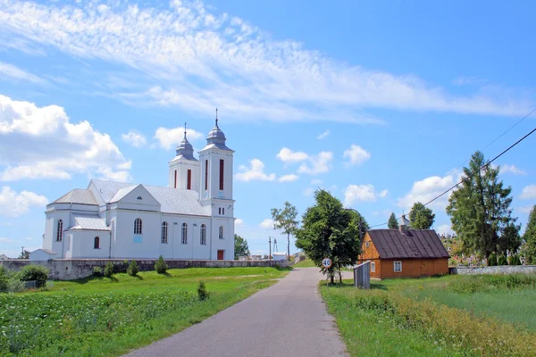 stock image Rural landscape in the village