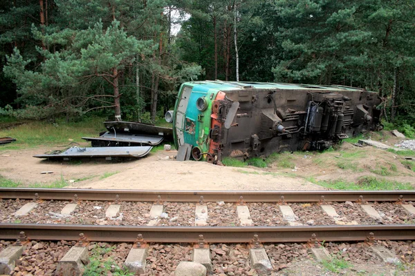 Train crash — Stock Photo, Image