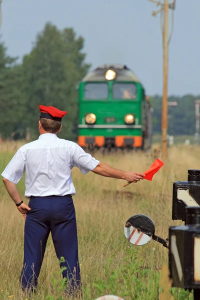 铁路交通控制 — 图库照片
