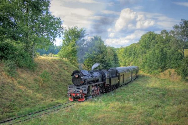 Tren de vapor retro — Foto de Stock