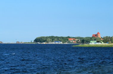 Turquoise water at the Baltic sea, Polan clipart