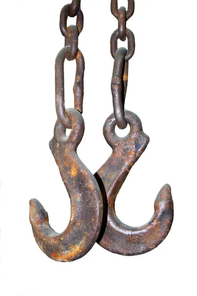 Crane hooks close up — Stock Photo, Image