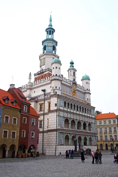 Oude stad in Poznan, Polen — Stockfoto