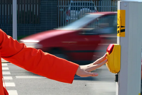 stock image Crossing the road