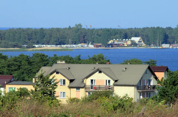 Casas no litoral — Fotografia de Stock
