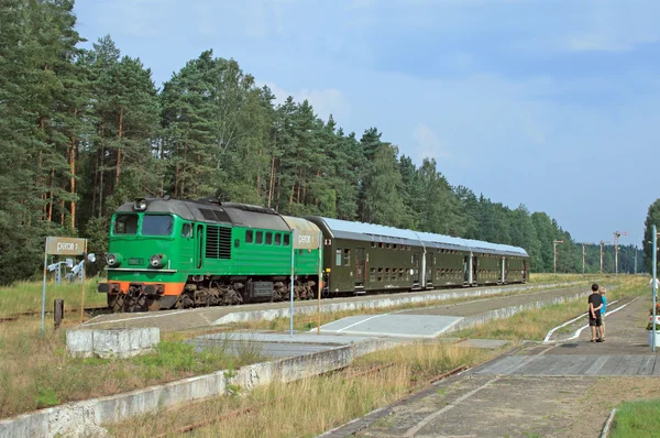 Pociąg pasażerski — Zdjęcie stockowe
