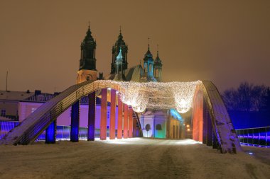 Poznan, Polonya 'da eski bir kasaba.