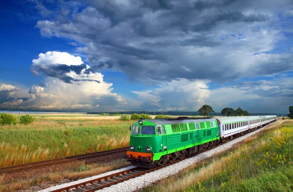 Treno interurbano — Foto Stock