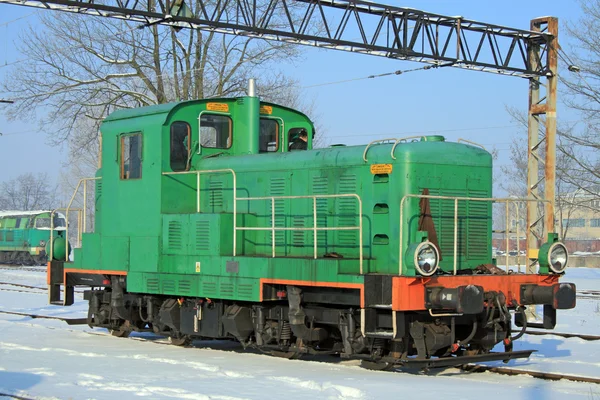 Portrait of a locomotive — Stock Photo, Image