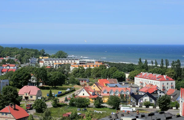 Linha costeira no mar Báltico — Fotografia de Stock