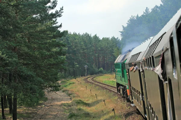 Pohled z vlaku — Stock fotografie