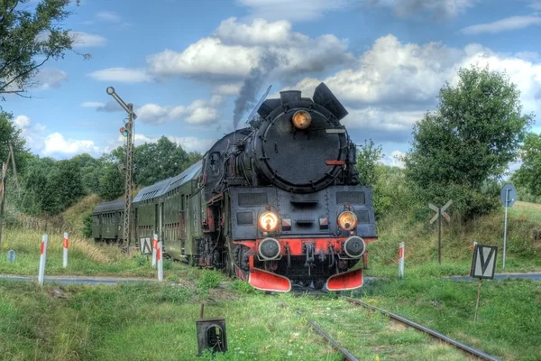 Tren de vapor retro — Foto de Stock