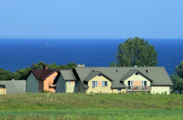 A tengerpart házak — Stock Fotó