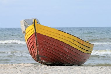 Wooden boat clipart