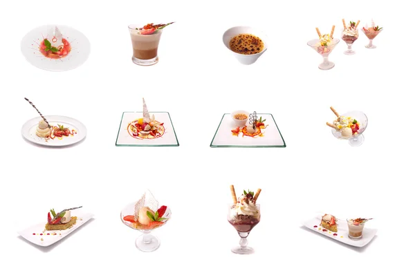 Gourmet dessert mix — Stock Photo, Image