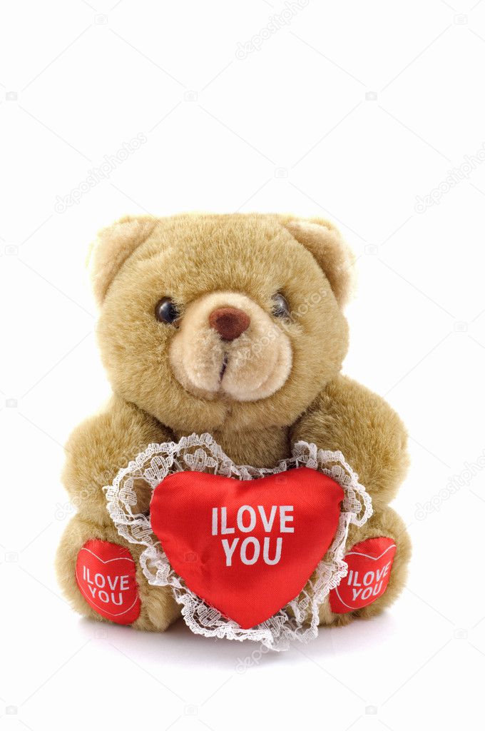 Teddy bear for valentine