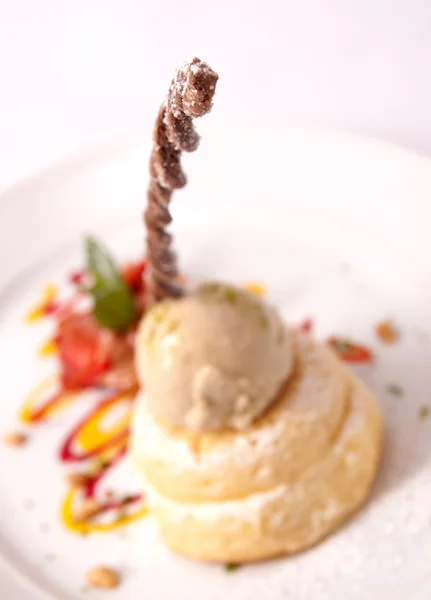 Gastronomische dessert — Stockfoto