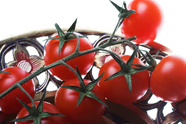 Um monte de tomates. Fotografia De Stock