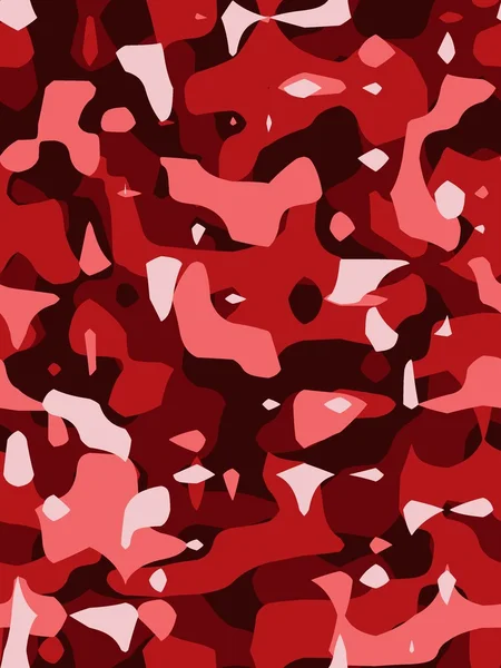 Red Camouflage Texture — Stock Photo, Image