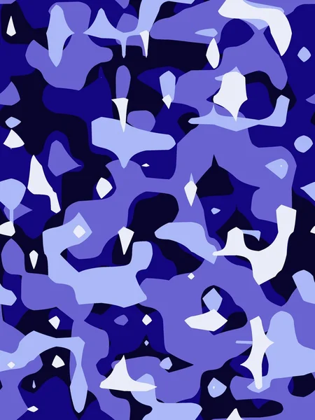 Modrá kamufláž textura — Stock fotografie