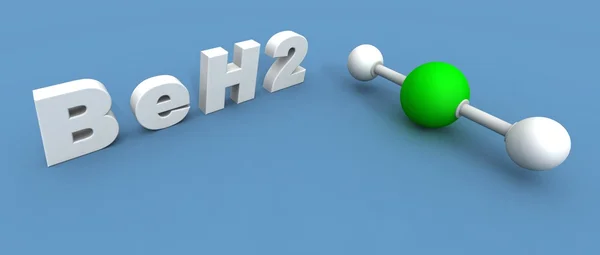 Beryllium hydride molecuul — Stockfoto
