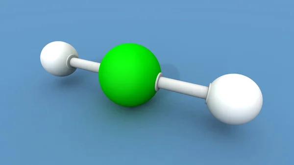 Beryllium hydride molecule — Stock Photo, Image