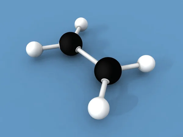 Etilén-molekula — Stock Fotó