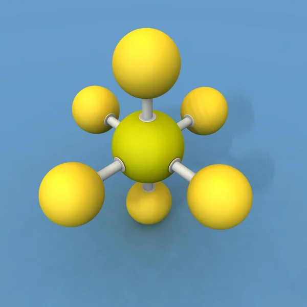 Zwavel-hexafluoride — Stockfoto