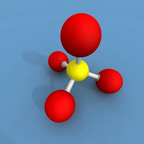 Sulfate molecule — Stock Photo, Image