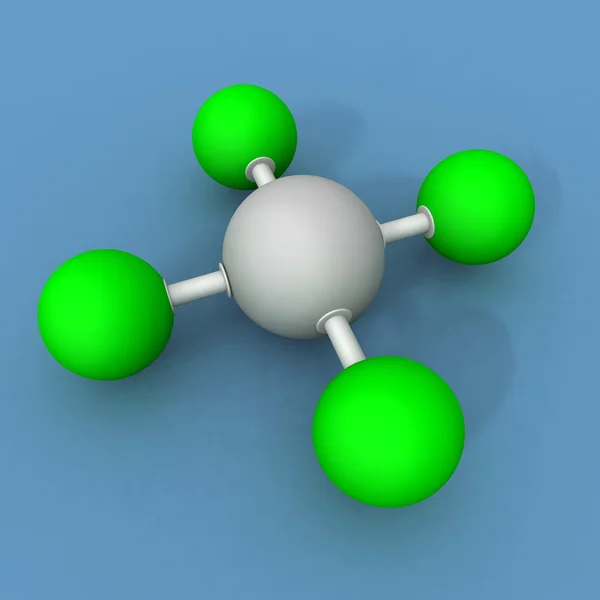 Xenon fluor molekyl — Stockfoto