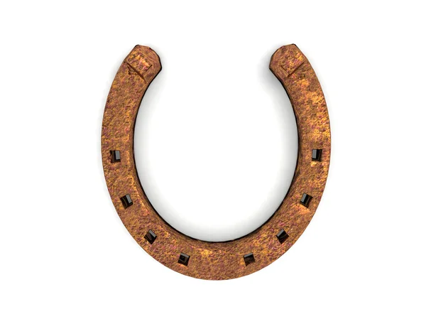 Rusty horse shoe — Stock Photo, Image