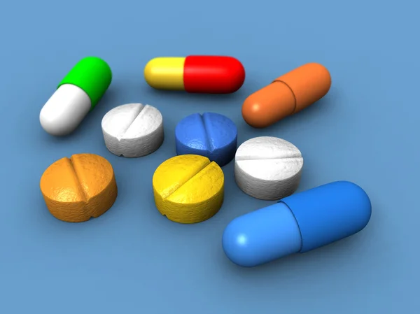 Cápsulas y pastillas —  Fotos de Stock