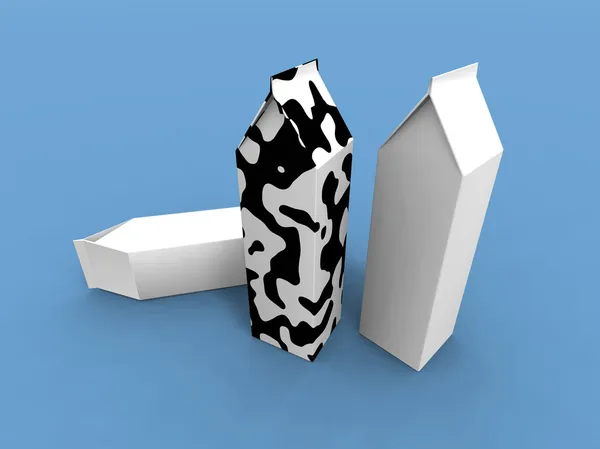 Confezioni di latte — Foto Stock
