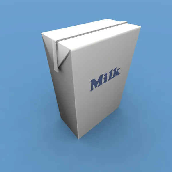 Paquets de lait — Photo