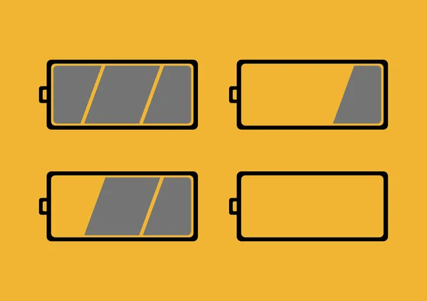 stock vector Battery Symbols