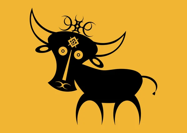 Vache africaine — Image vectorielle