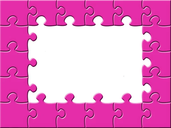 퍼즐 프레임 — 스톡 사진