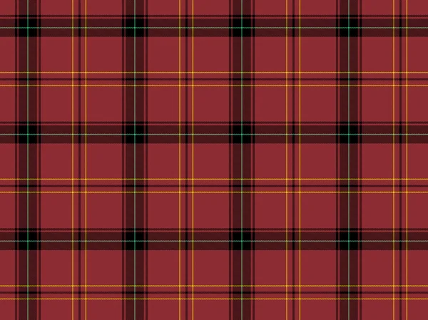 Röd skotska tartan — Stockfoto