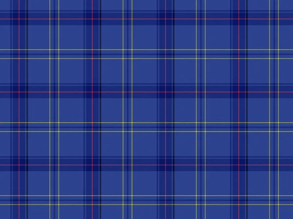 青色のスコットランドのタータン — ストック写真