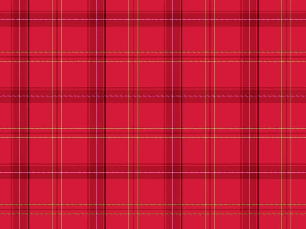 Czerwony Szkocka kratę — Zdjęcie stockowe