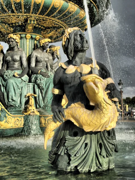 Paryż - fontanna mórz — Zdjęcie stockowe