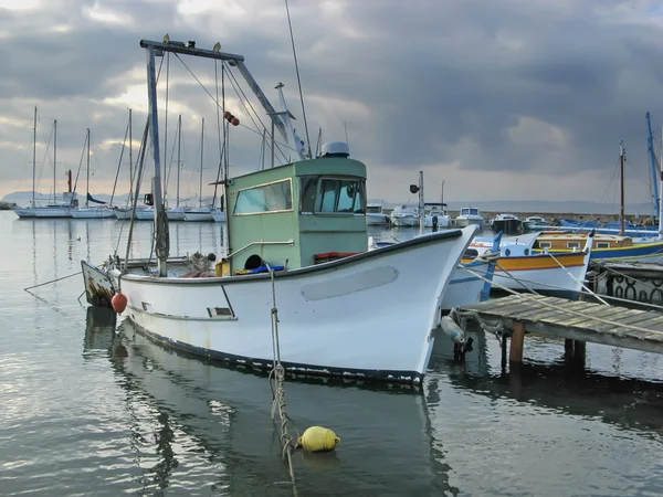 Fisher člun — Stock fotografie