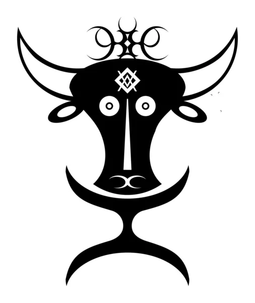 Kafferbuffel idool — Stockfoto