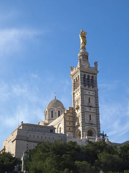 马赛大教堂Notre-Dame de la Gar — 图库照片