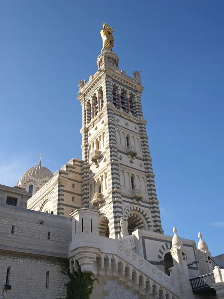 Kathedraal van Marseille Notre-Dame de la Gar — Stockfoto