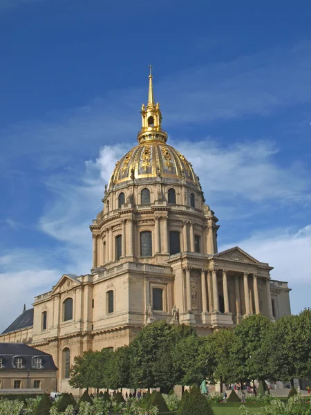 巴黎-荣军院的教堂 — 图库照片