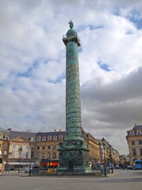 Paris - The Vendome square clipart