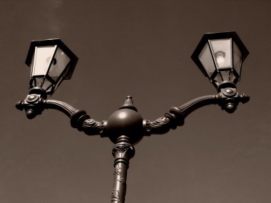 City street lamps clipart