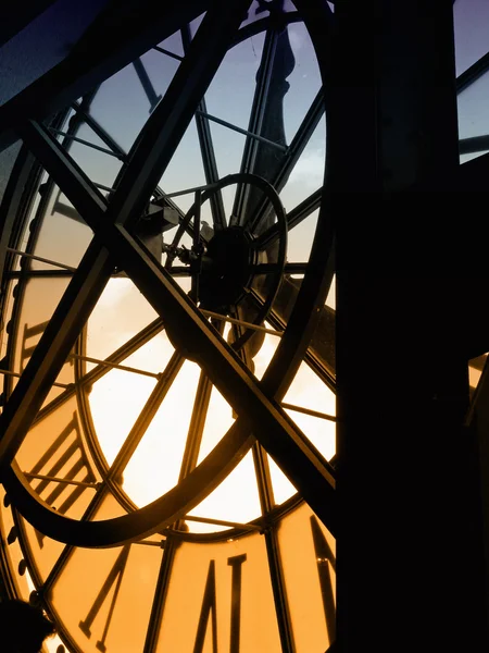 stock image Behind the clock